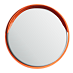 Круглое сферическое зеркало Steel Crafts для улицы с козырьком фото 1