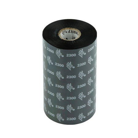 Красящая лента (Риббон) Zebra 2300 Wax (83mm x 300m, wax, втулка 1