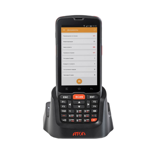Терминал сбора данных АТОЛ Smart.Slim Plus полный (4", Android 10 с GMS, MT6761D, 3Gb/32Gb, 2D E3, Wi-Fi, BT, NFC, 4G, GPS,Camera,БП,IP65,4500 mAh)